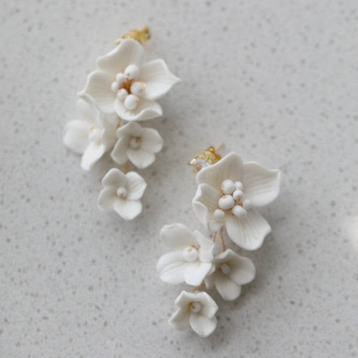 Exquisiter Haarkamm mit Blumenmuster