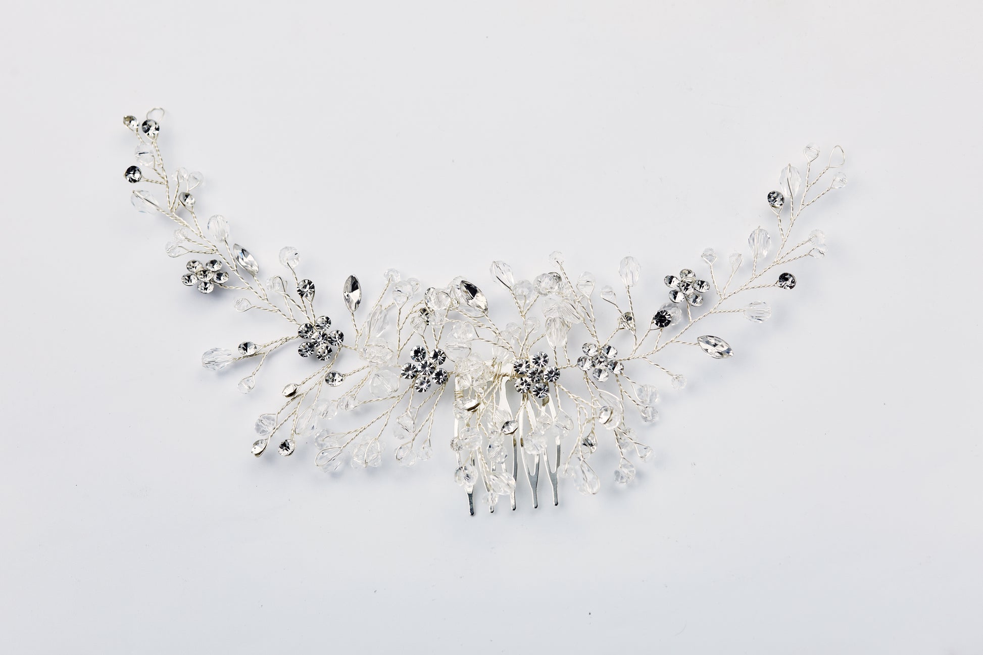 Rhinestone Bridal Hair Comb.