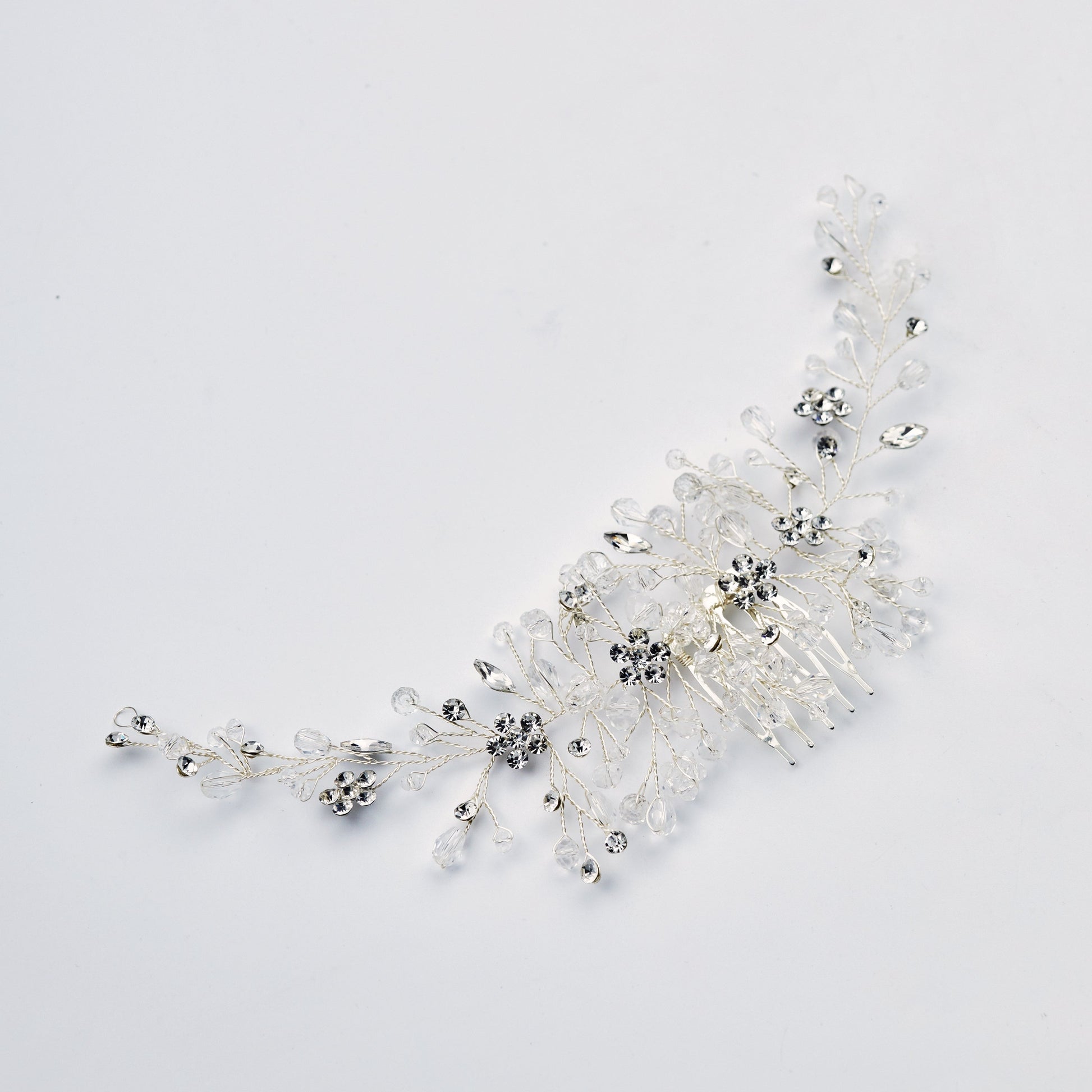 Rhinestone Bridal Hair Comb.