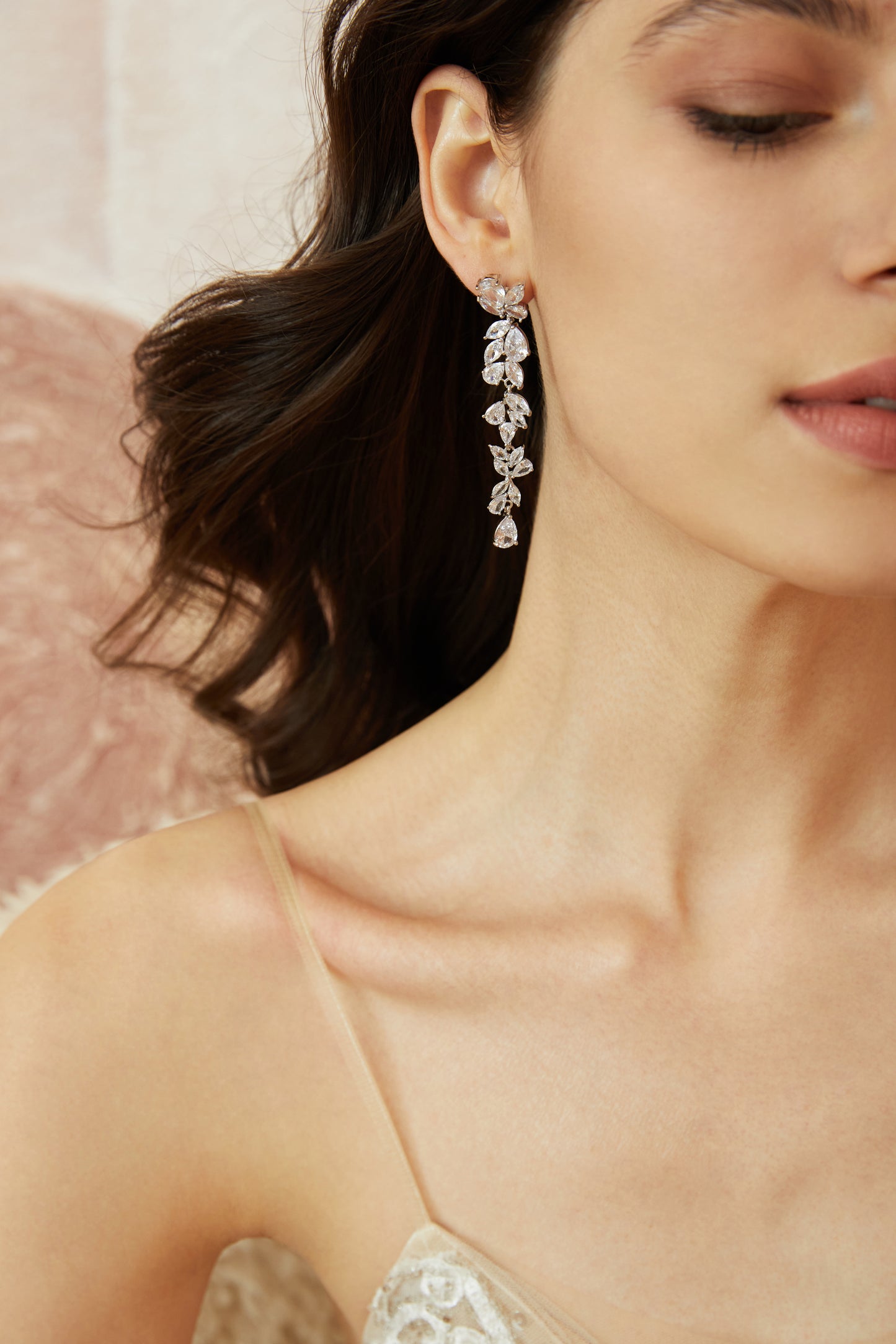 Statement Crystal Bridal Earrings.