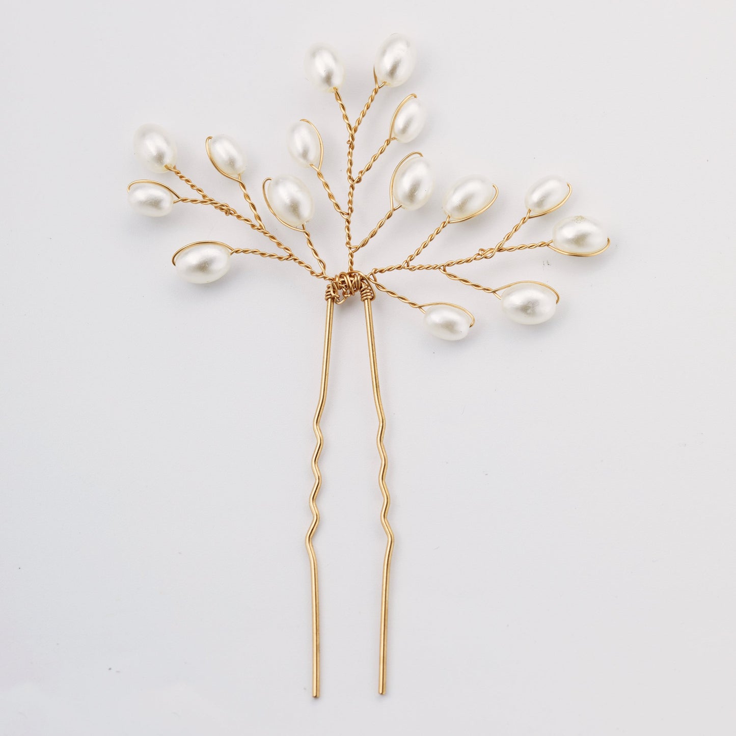 Delicate Pearl Bridal Hair Pin.