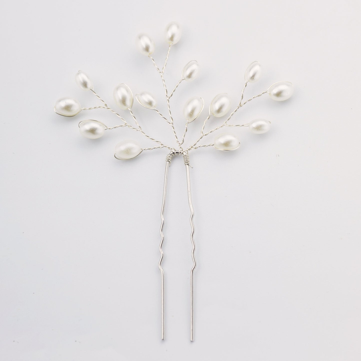 Delicate Pearl Bridal Hair Pin.