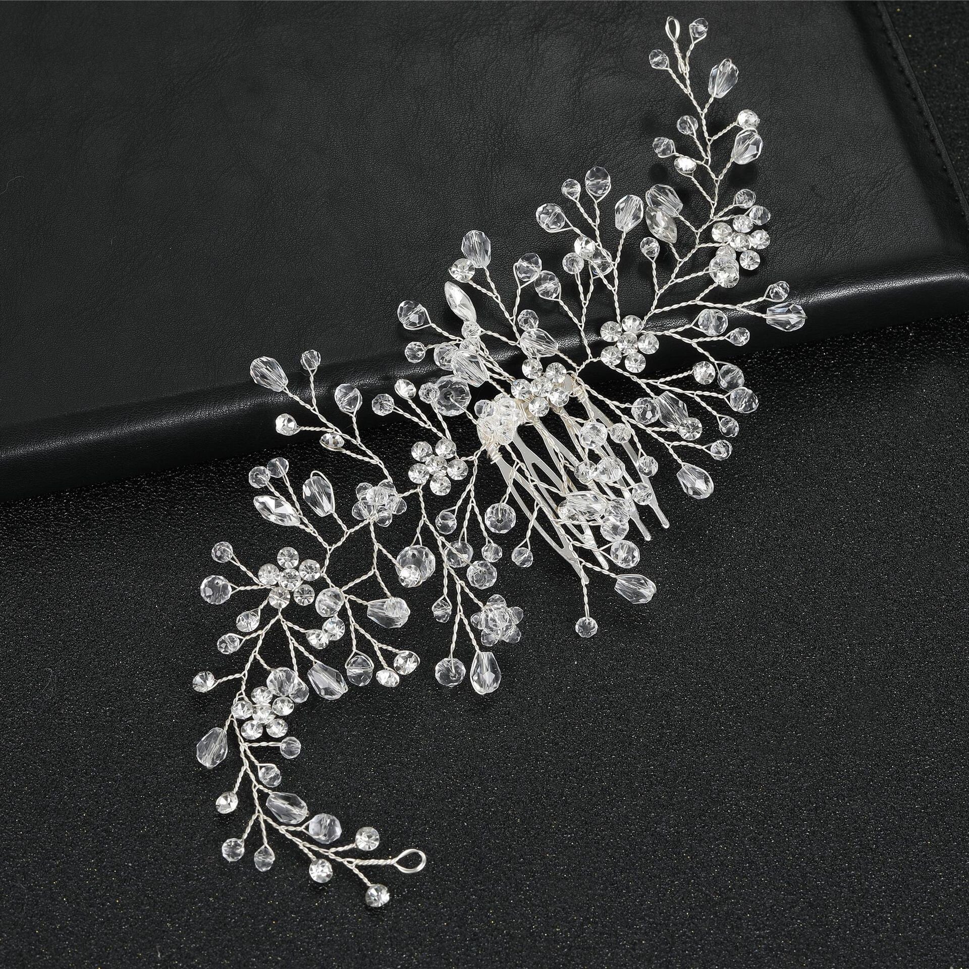 Rhinestone Bridal Hair Comb.