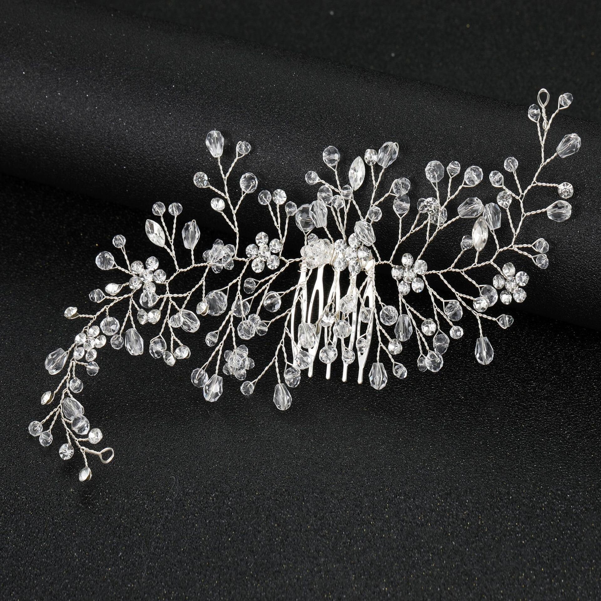Rhinestone Bridal Hair Comb.