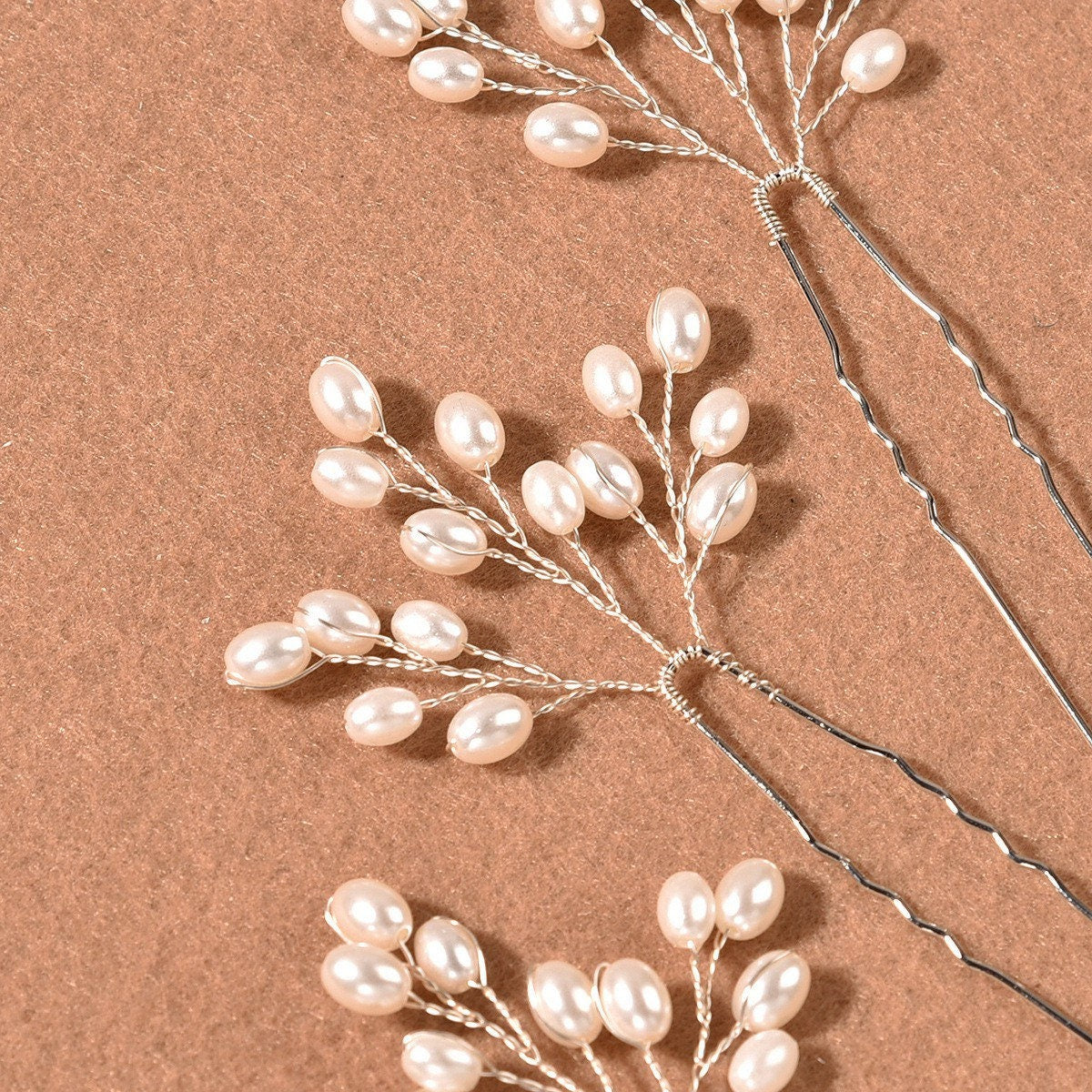 Pearl Bridal Hair Pin, Wedding Hairpiece, Pearl Pin, Gold Silver Large Pearl Hair Pin, Bridesmaid Hair Pin,Bridal Hair Accessories