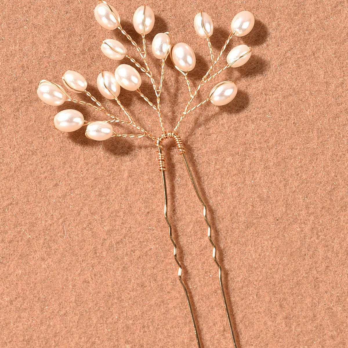 Pearl Bridal Hair Pin, Wedding Hairpiece, Pearl Pin, Gold Silver Large Pearl Hair Pin, Bridesmaid Hair Pin,Bridal Hair Accessories