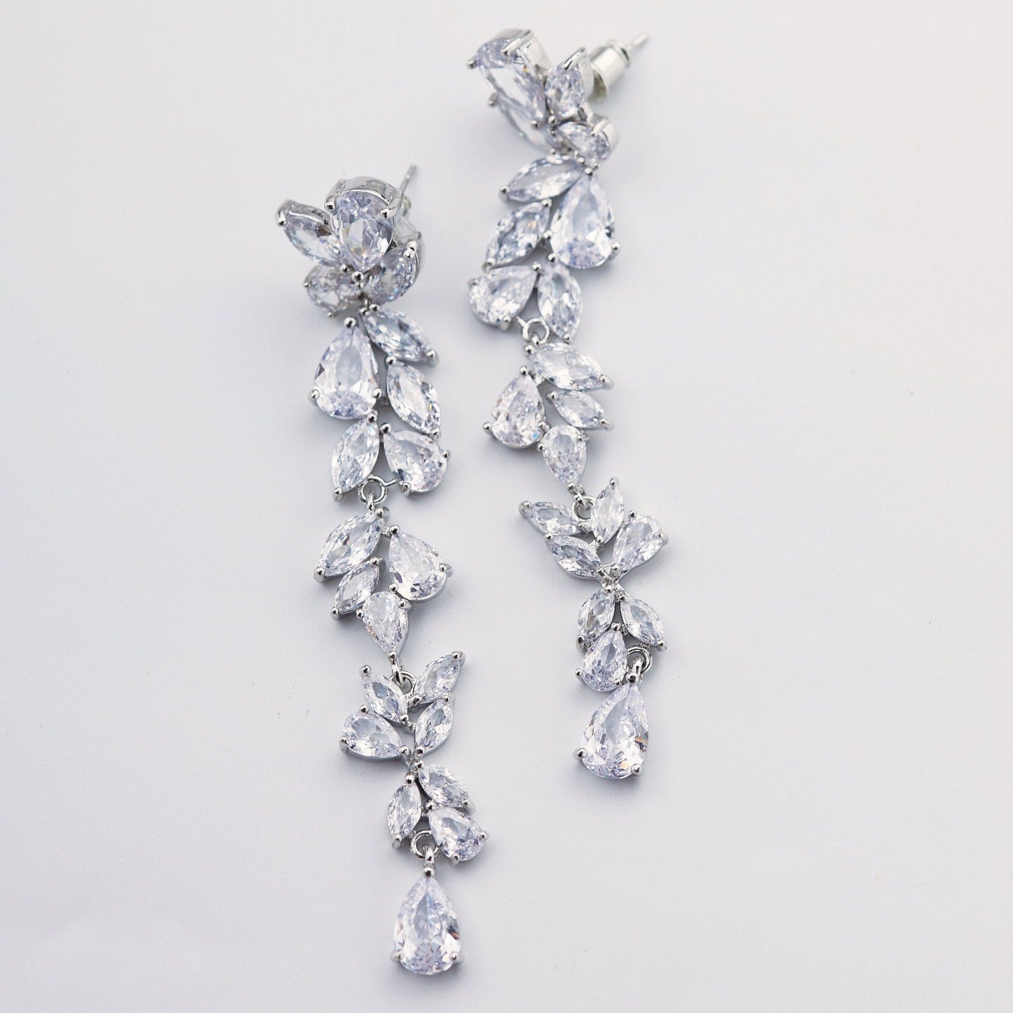 Statement Crystal Bridal Earrings.