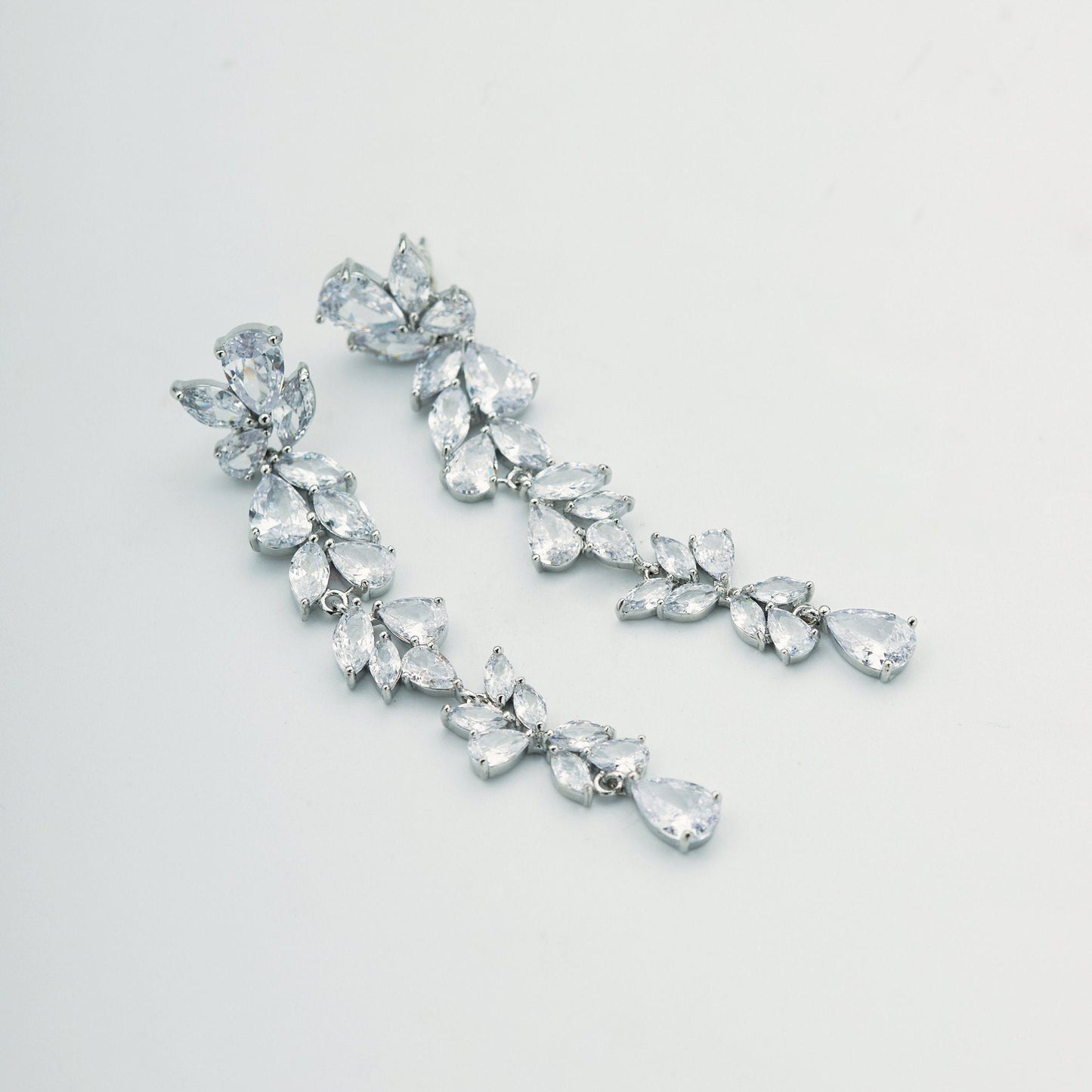 Statement Crystal Bridal Earrings.