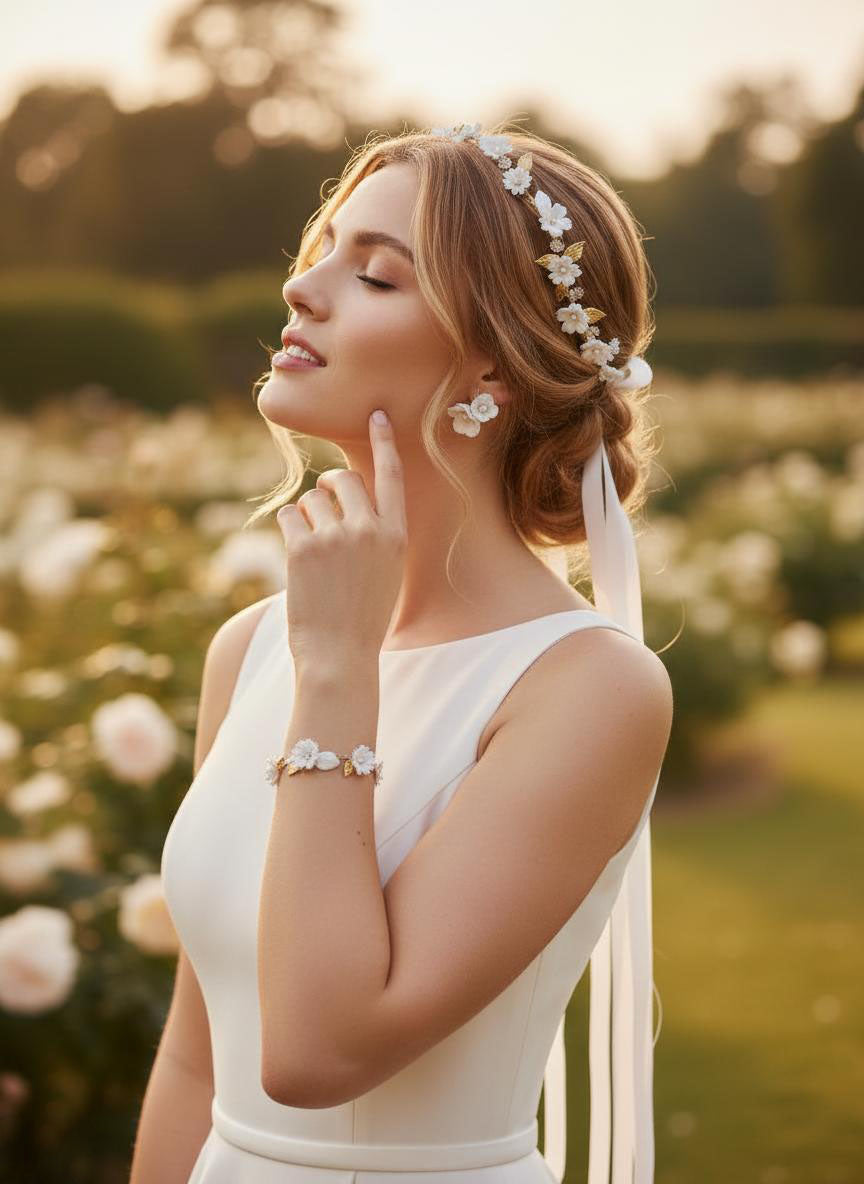 The Complete Floral Bridal Jewellery Set: Why This £84.98 Three-Piece Collection Is the Smartest Choice for Your Wedding Day