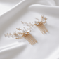 Lumière Fleur Pearl & Crystal Bridal Hair Pins Set