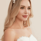 MICHELLE | Delicate Porcelain White Floral Bridal Headband
