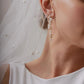 Ninianna |Exquisite Pearl and Crystal Drop Earrings