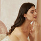 Cubic Zirconia Bridal Earrings with Pearl Drop.