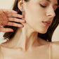 Olive Leaf Climber Earrings.