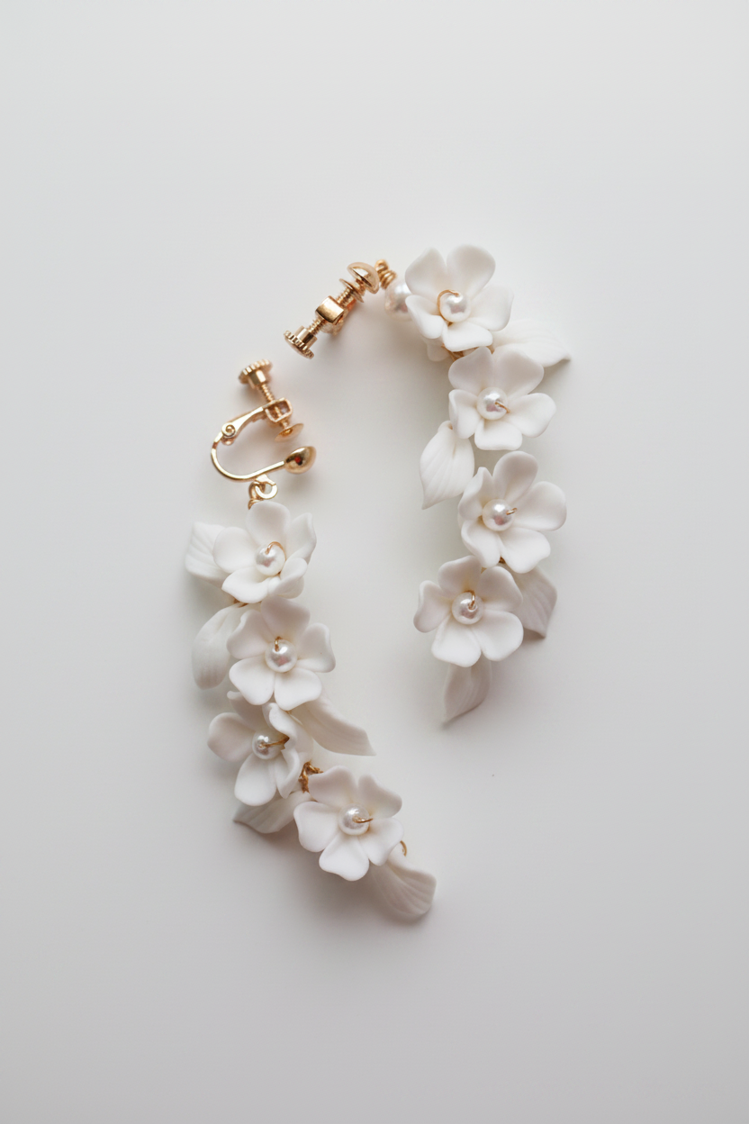 Flower earring