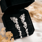 Ninianna |Exquisite Pearl and Crystal Drop Earrings