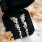 Ninianna |Exquisite Pearl and Crystal Drop Earrings