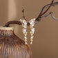 Ninianna |Exquisite Pearl and Crystal Drop Earrings
