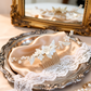 NINA | Handmade Ceramic Flower Beaded Bridal Hair Comb
