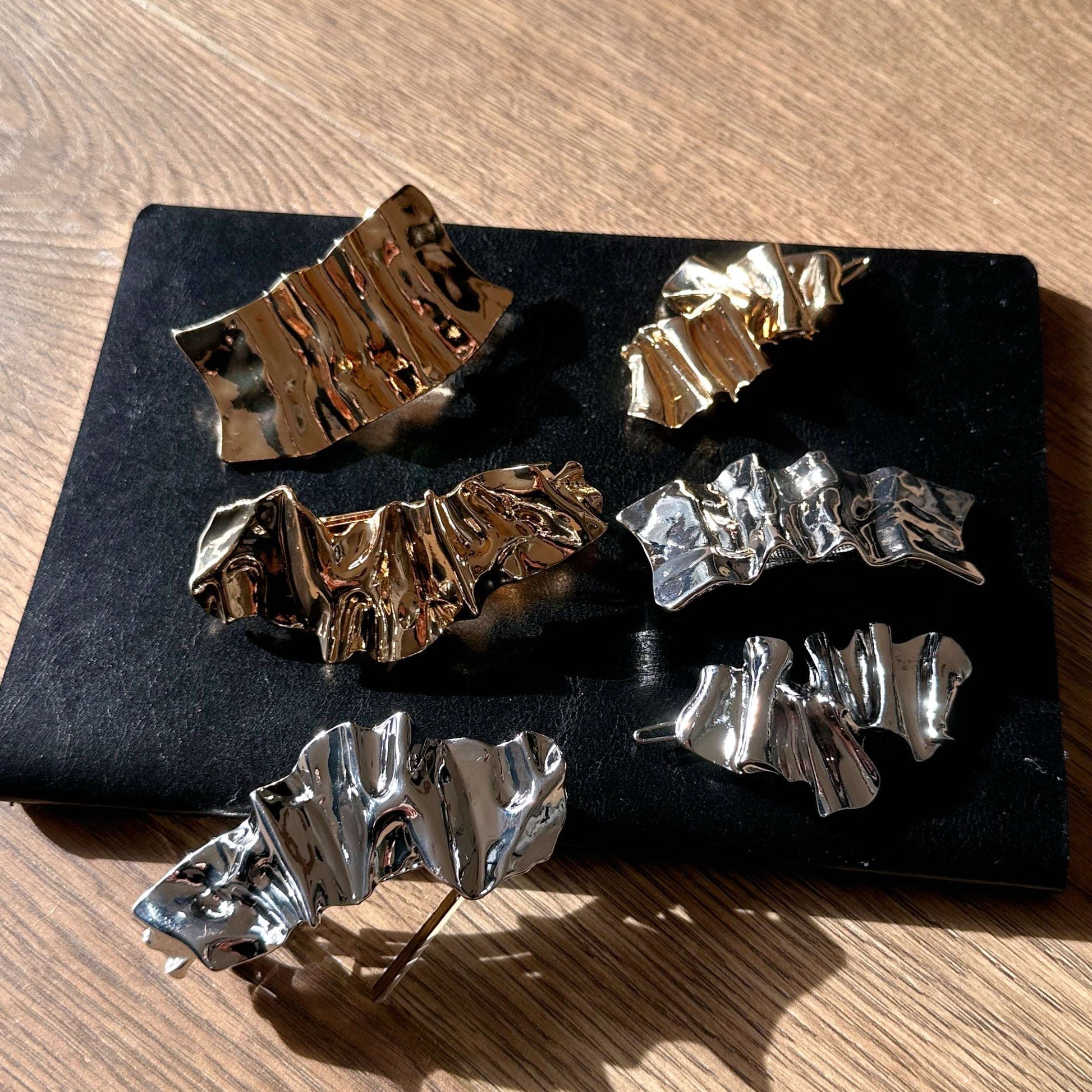Minimalist Gold/Silver Metal Hair Clip