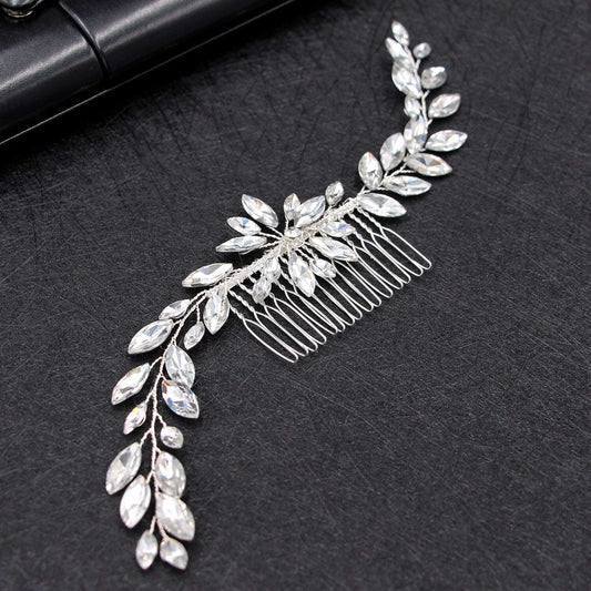 Rhinestone Bridal Hair Comb.