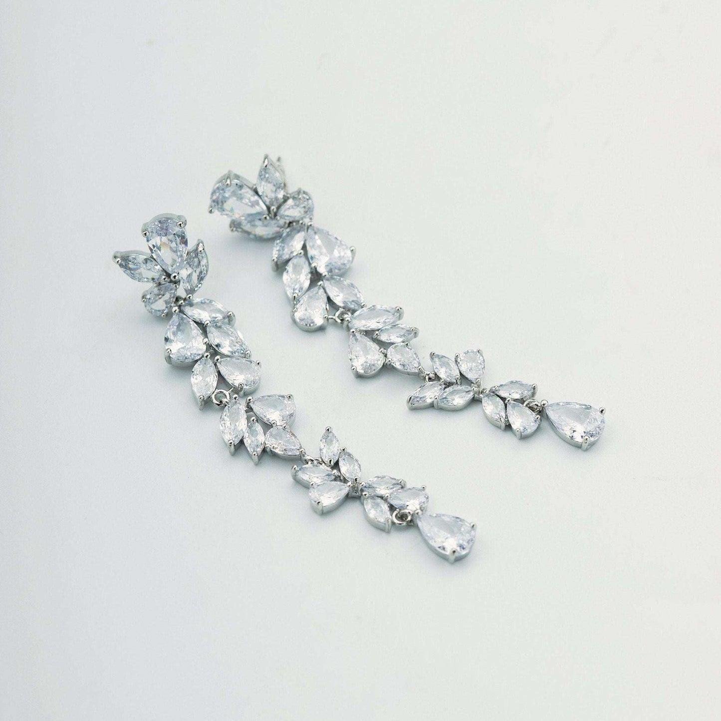Statement Crystal Bridal Earrings.