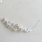 MICHELLE | Delicate Porcelain White Floral Bridal Headband