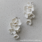 MICHELLE | Delicate Porcelain White Floral Bridal Headband