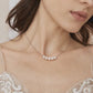 Natural Pearl Silver-Plated Bridal Necklace