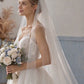 3D Flower Cathedral Wedding Veil, 3m