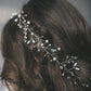 Crystal & Pearl Silver Bridal Hair Vine, Bridal Hairpiece, Wedding Hairpiece, Bridesmaid Bridal Hair Pins, Bridal Hair Accessories