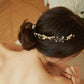 Delicate Pearl,Leaf and Crystal Wedding Bridal Hair Comb.