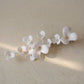 LILLIAN丨Delicate White Porcelain Flower Hairpin