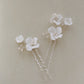 ISLA 丨Duo Flower Bridal Hairpins